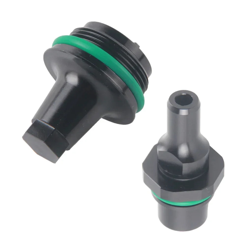 PCV Valve Cap Aluminum Cover Kit For BMW N54 E90 E91 E92 E82 E88 E89 E60 E61 E71 Twin Turbo Engines 11127565284