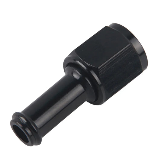 -6AN Female To 5/16" 3/8”straight Push On Barb Hose Adapter Fitting Black AN6