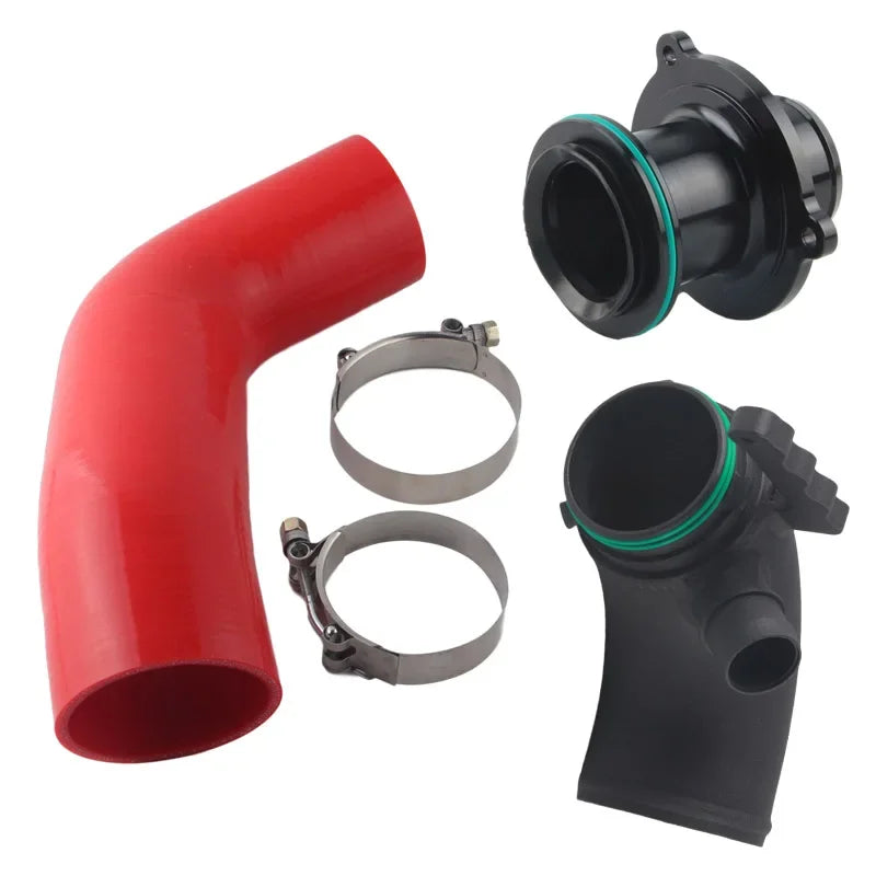 performance Turbo Muffler Delete + Turbo Inlet Elbow + Silicone Hose For Audi S3 A3 VW Golf Gti Gli R MK7 1.8T 2.0TTsi EA888 MQB