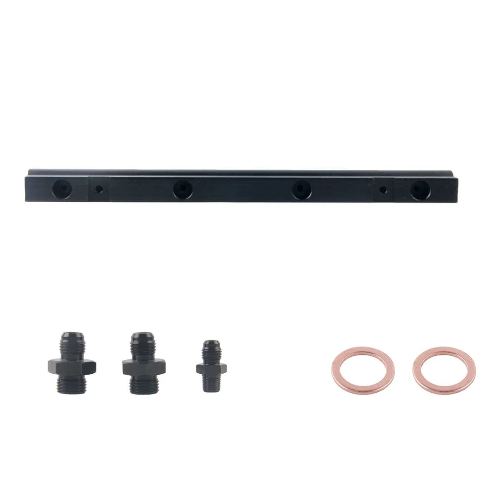 Intake Oil Fuel Rail Kits Aluminum For 99-04 VW Golf MK4 02-04 Audi A4 1.8T 20V Feed Injector