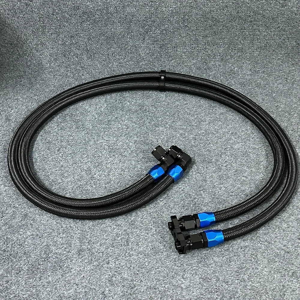 AN10 Oil Filter Sandwich Adapter 1.4m/1.6m Hoses For BMW E82 135i E36 M3-Euro E46 M3 E90 E92 E93 335i