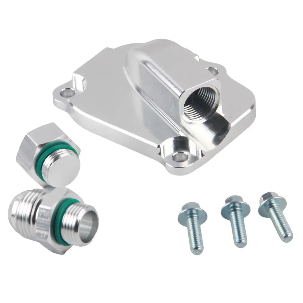 Timing Chain Tensioner Turbo Oil Drain Oil Return Chain Plate Kit For Honda K20 K24 K Series AN10