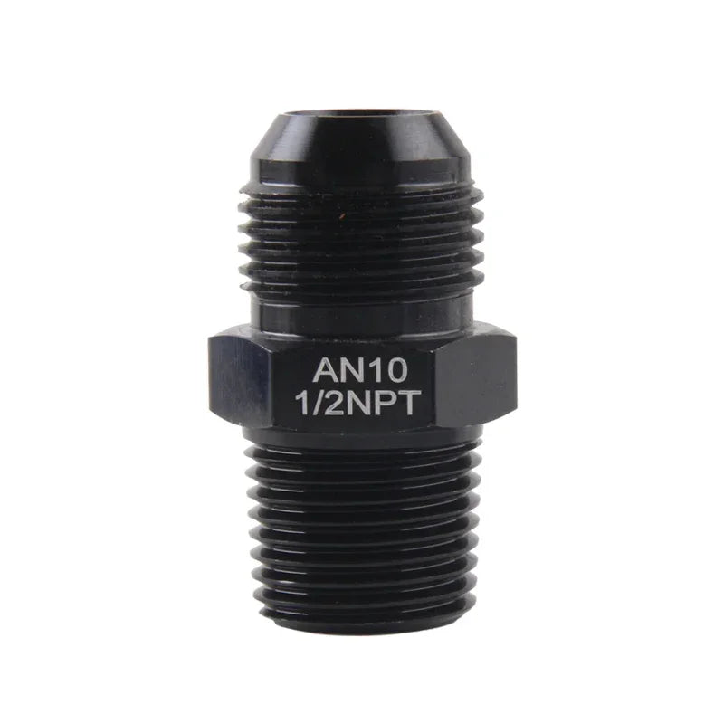 AN6 AN8 AN10 To 1/2NPT 1/4 NPT 1/8 NPT 3/8NP Thread Straight Fuel Oil Air Hose Fitting Male Adapter Car Auto Accessories