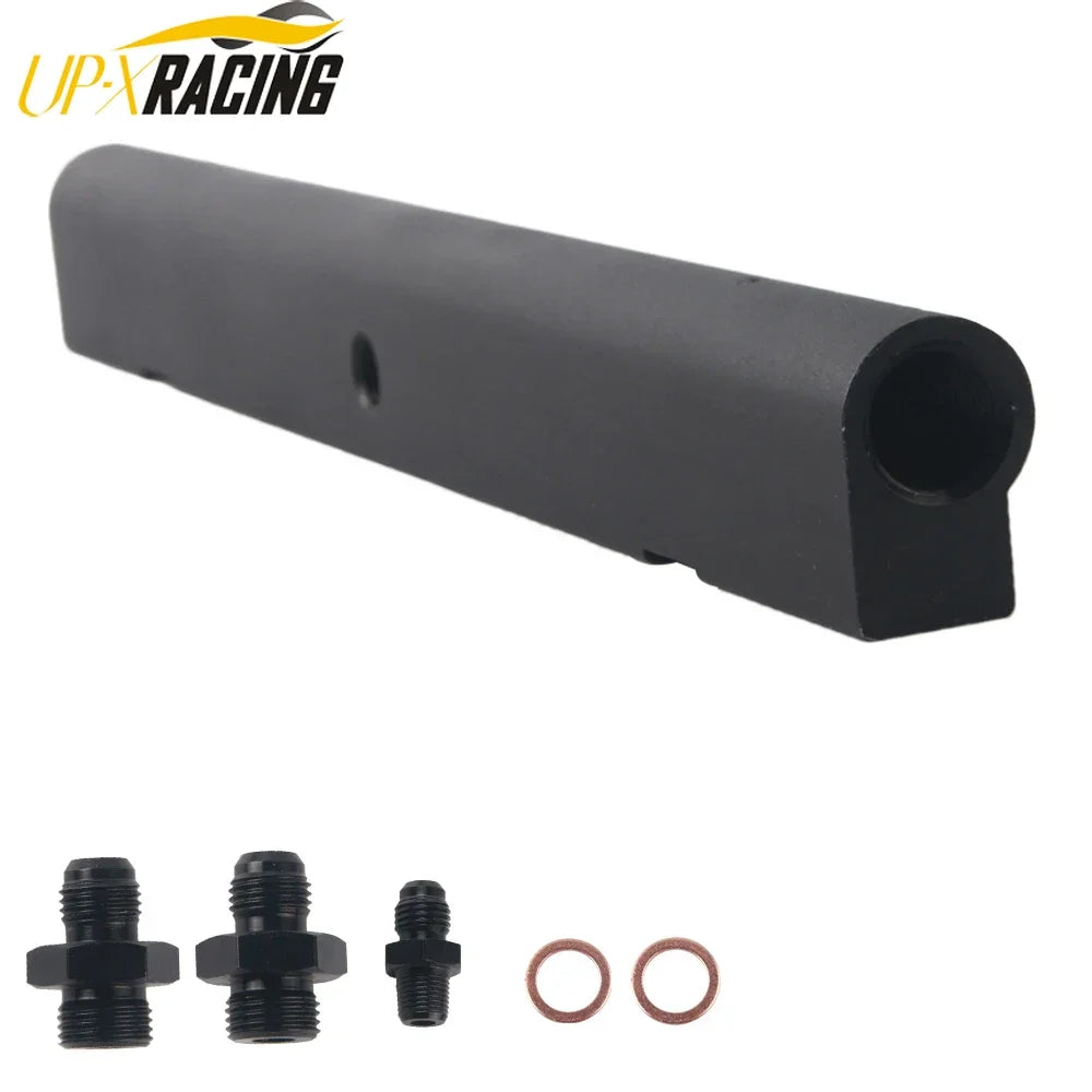 Intake Oil Fuel Rail Kits Aluminum For 99-04 VW Golf MK4 02-04 Audi A4 1.8T 20V Feed Injector