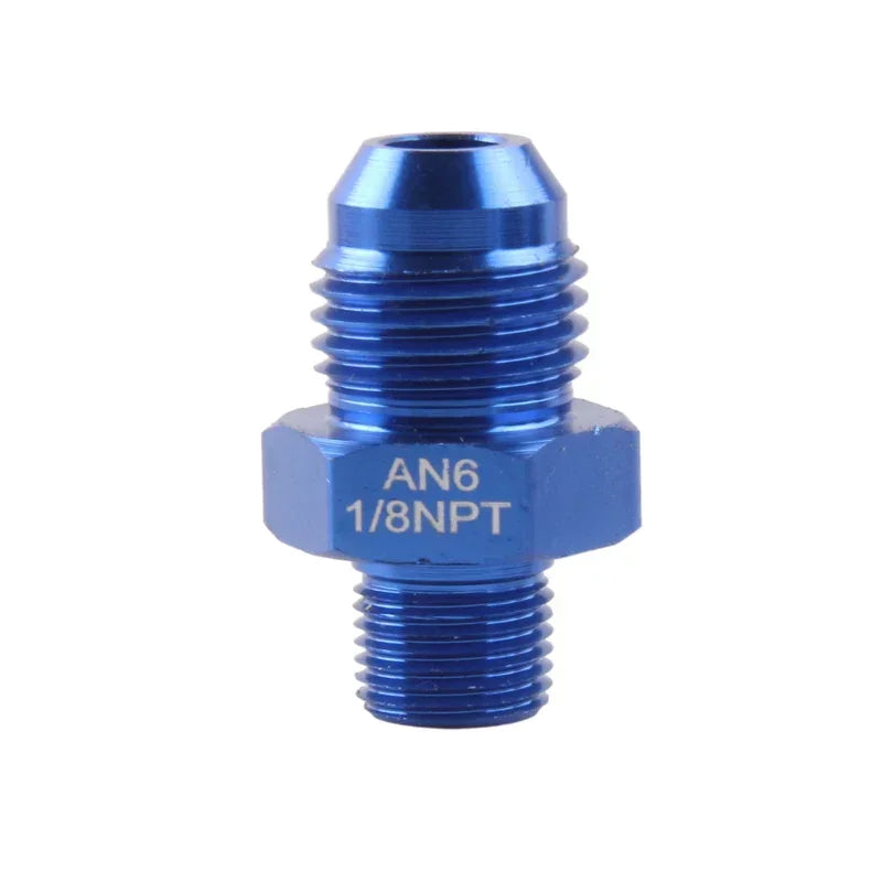 AN6 AN8 AN10 To 1/2NPT 1/4 NPT 1/8 NPT 3/8NP Thread Straight Fuel Oil Air Hose Fitting Male Adapter Car Auto Accessories