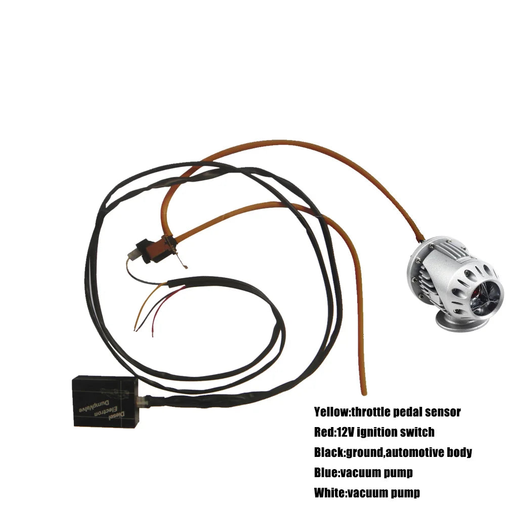Electrical Diesel SSQV4 SQV4 Dump Blow Off Valve BOV SQV KIT Silver Black
