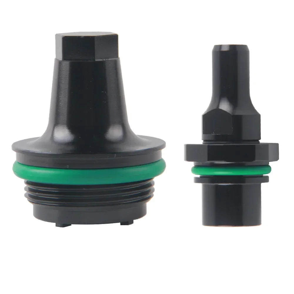 PCV Valve Cap Aluminum Cover Kit For BMW N54 E90 E91 E92 E82 E88 E89 E60 E61 E71 Twin Turbo Engines 11127565284