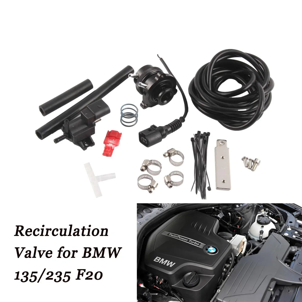 Recirculation Valve and Kit for BMW 135/235 F20 F21 F22 F23 F30/F31 for bmw bov