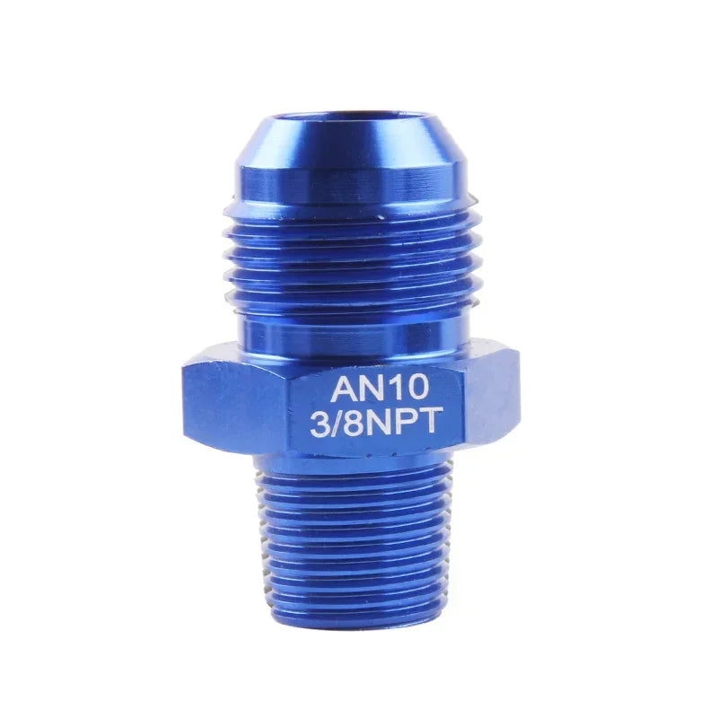 AN6 AN8 AN10 To 1/2NPT 1/4 NPT 1/8 NPT 3/8NP Thread Straight Fuel Oil Air Hose Fitting Male Adapter Car Auto Accessories