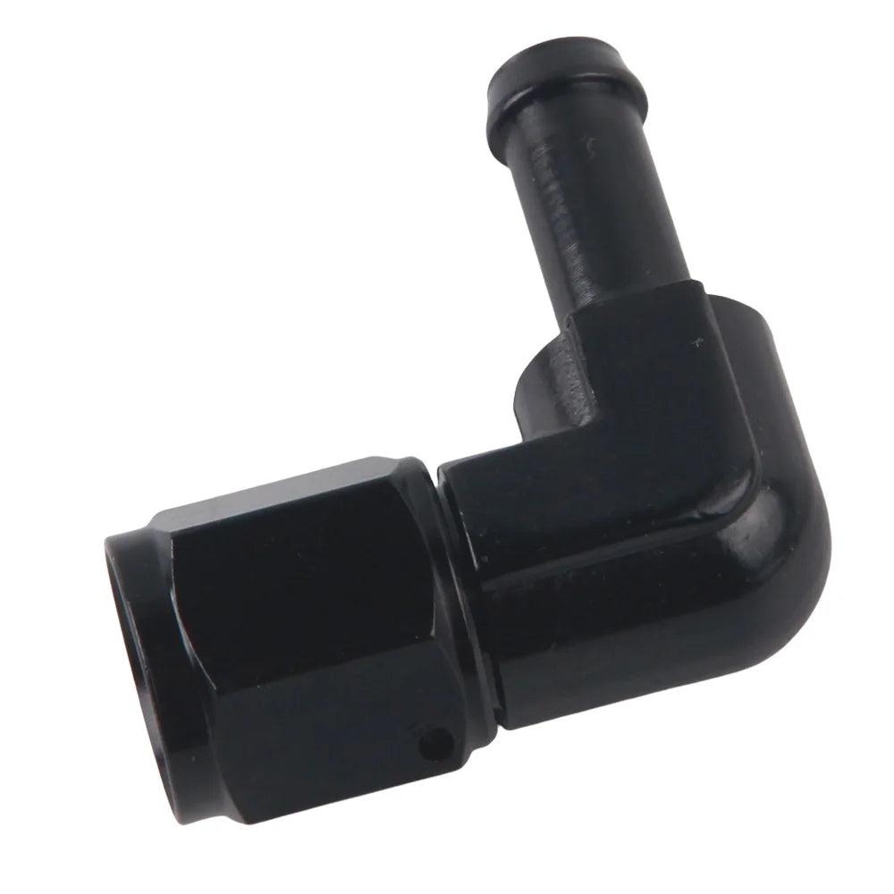 Fuel Line Adapter Fitting 90 degree -6AN AN6 Female to 5/16" 3/8" Hose Fitting Push On Adapters