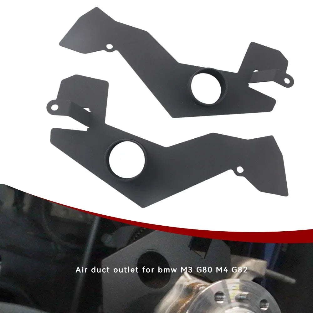 Aluminum Brake Cooling Backing Plates Air duct outlet for bmw M3 G80 M4 G82