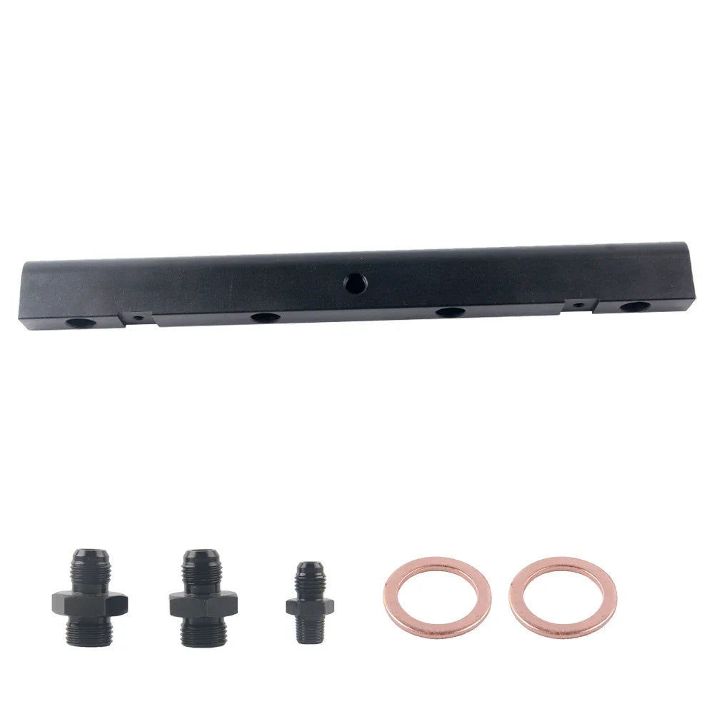 Intake Oil Fuel Rail Kits Aluminum For 99-04 VW Golf MK4 02-04 Audi A4 1.8T 20V Feed Injector