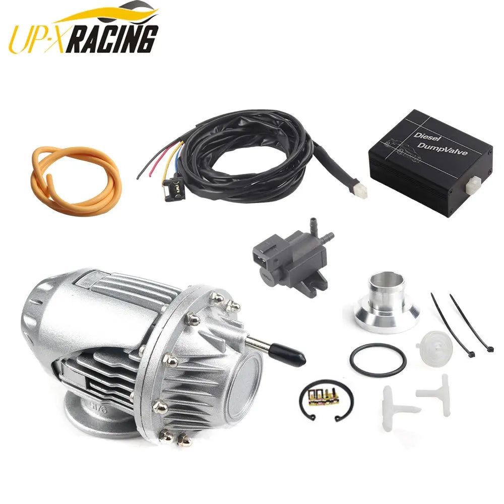 Electrical Diesel SSQV4 SQV4 Dump Blow Off Valve BOV SQV KIT Silver Black