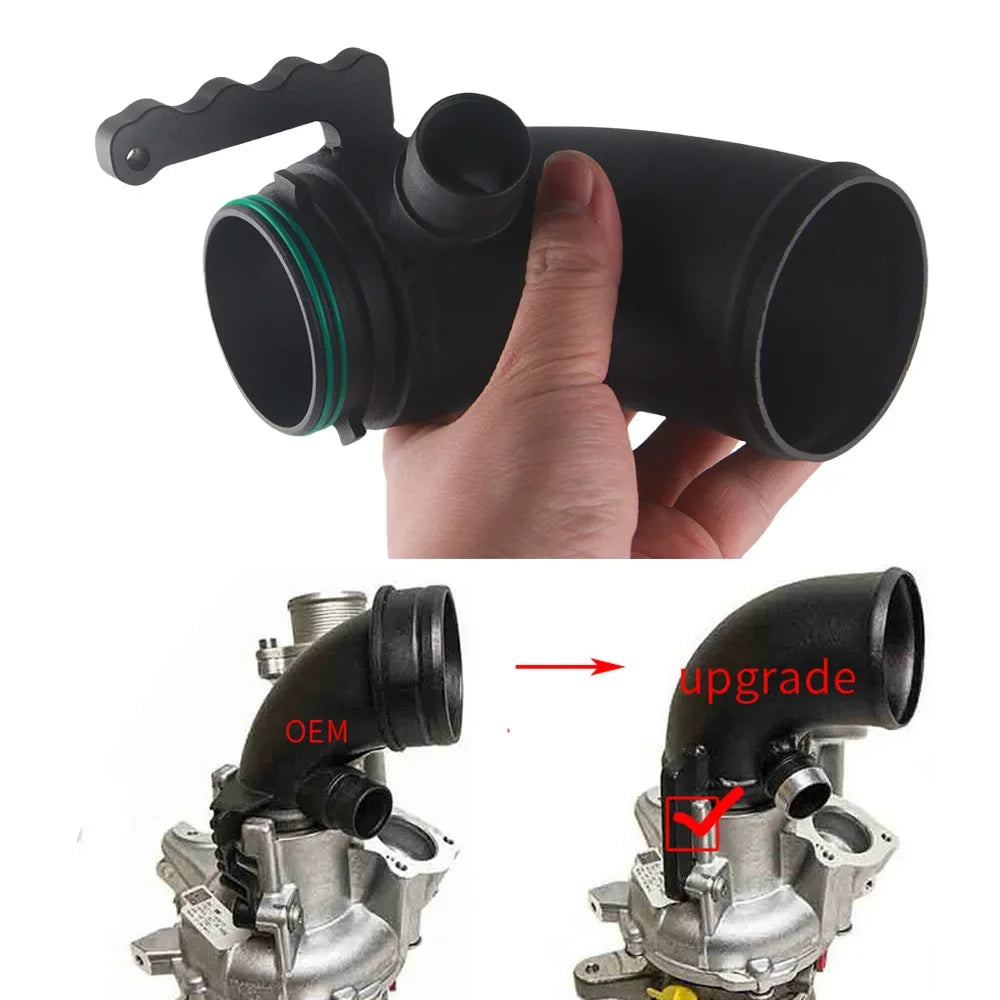 performance Turbo Muffler Delete + Turbo Inlet Elbow + Silicone Hose For Audi S3 A3 VW Golf Gti Gli R MK7 1.8T 2.0TTsi EA888 MQB