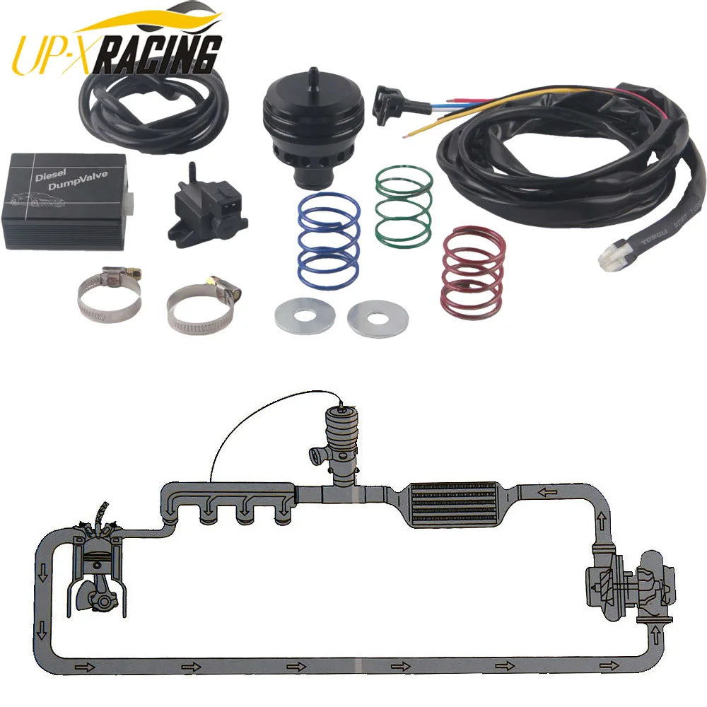 Free Shipping UNIVERSAL DIGITECH 3 TURBO DIESEL BLOW OFF DUMP VALVE KIT BOV fits for BMW