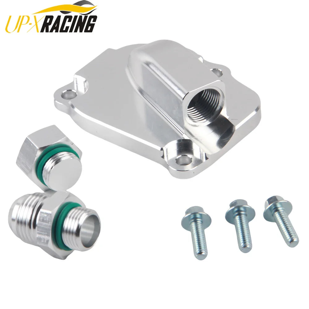Timing Chain Tensioner Turbo Oil Drain Oil Return Chain Plate Kit For Honda K20 K24 K Series AN10