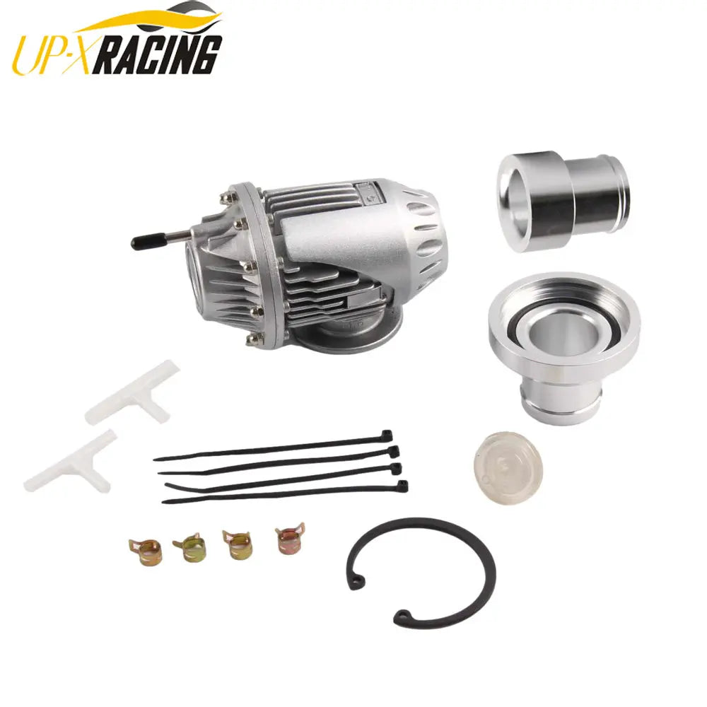SSQV4 SQV4 Dump Blow Off Valve BOV SQV with 1" Recirculation adapter kits Silver Black