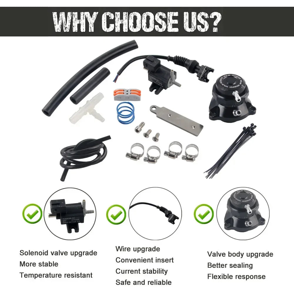 Free Shipping Dump Recirculation Diverter blow off Valve Kit for BMW 135/235 F20 F21 F22 F23 F30/F31 (NO noise version)