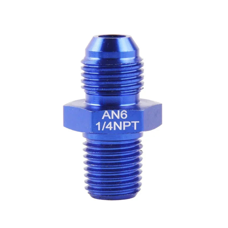AN6 AN8 AN10 To 1/2NPT 1/4 NPT 1/8 NPT 3/8NP Thread Straight Fuel Oil Air Hose Fitting Male Adapter Car Auto Accessories