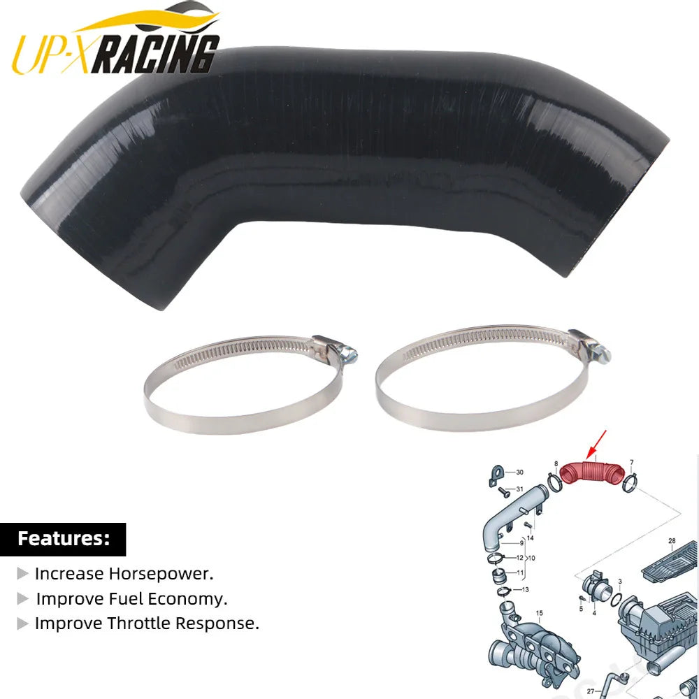 Silicone intake hose For VW Audi Skoda 1.8 TSI  2.0 TSI EA888 2 gen 1KD129684 1K0129684L