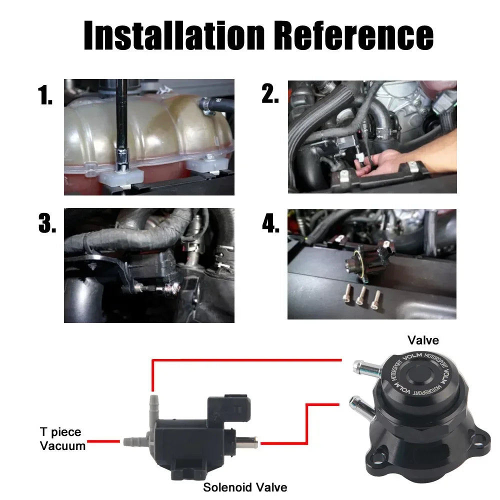 Free Shipping forged Atmospheric Dump blow off Valve for 2015-on Ford Mustang 2.3T Ecoboost