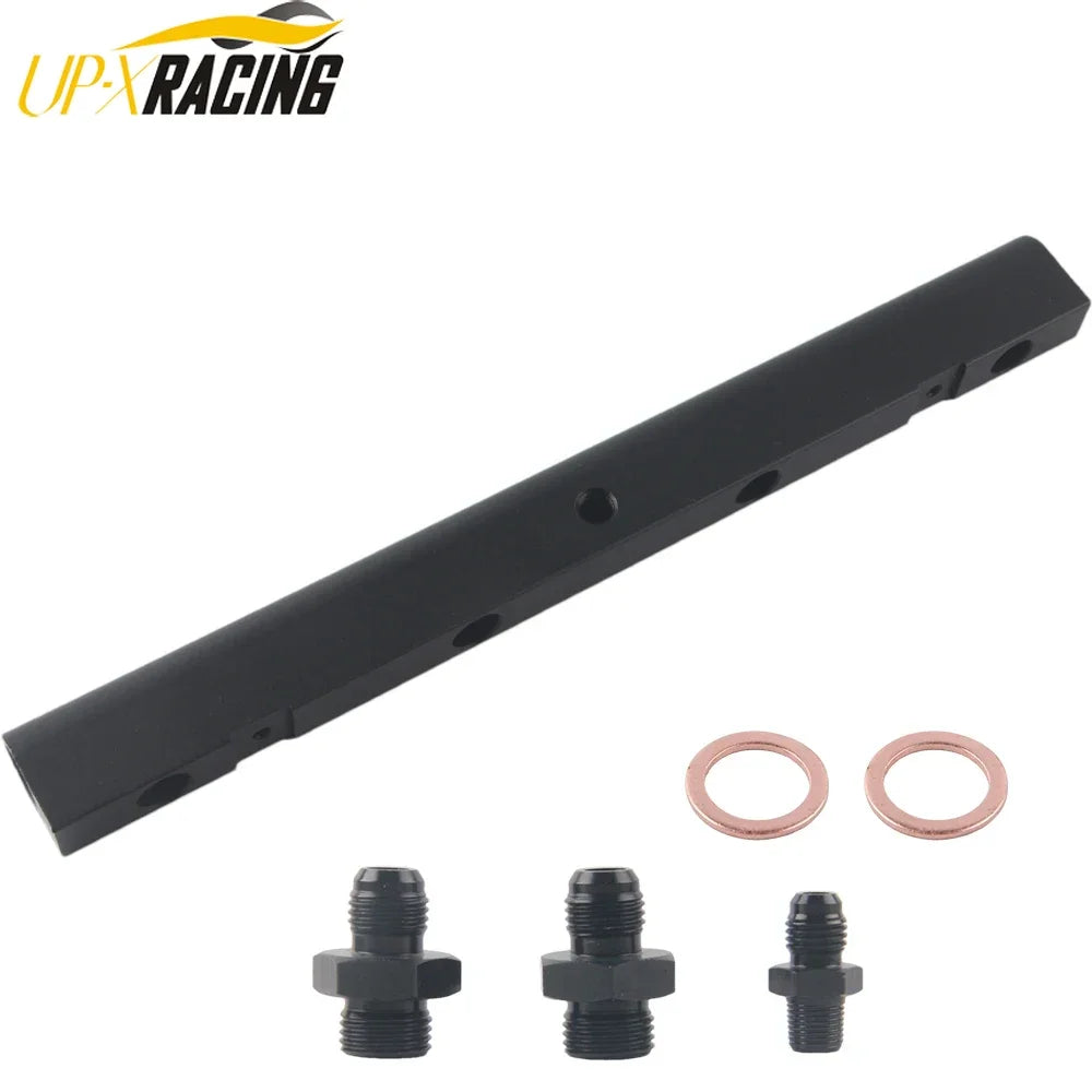 Intake Oil Fuel Rail Kits Aluminum For 99-04 VW Golf MK4 02-04 Audi A4 1.8T 20V Feed Injector