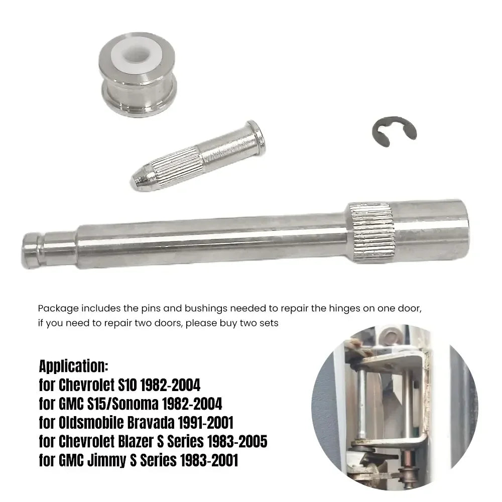 Door Hinge Roller Pin Repair Kit Fit for Chevrolet S10 Blazer S Series GMC Jimmy S Series & more