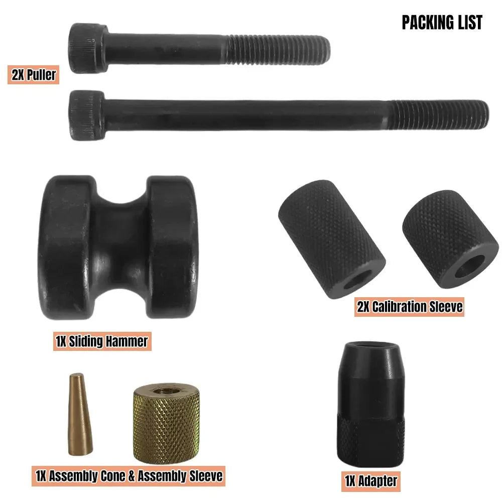 Car Engine Injector Puller & Seal Installer Tool Set 130192 130193 130194 for BMW N14 N18 N54 N63 Engine