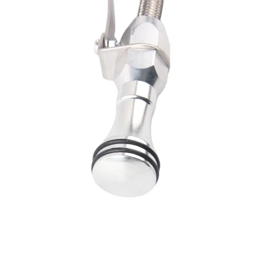 BBC Stainless Flexible Engine Oil Dipstick 65-91 BB For Chevy 396 427 454 502 2000 Silver