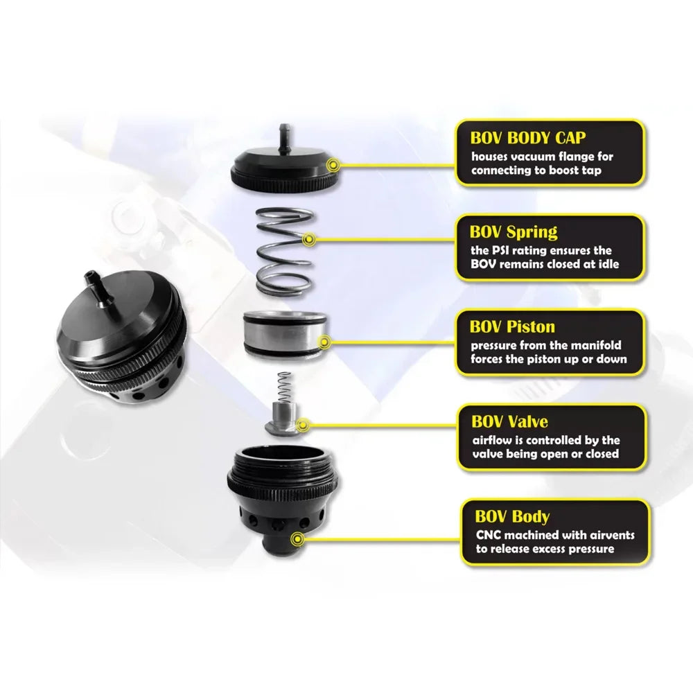 UNIVERSAL DIGITECH 3 TURBO DIESEL BLOW OFF DUMP VALVE KIT BOV fits for BMW